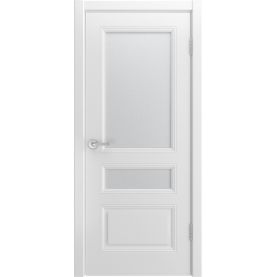 Ульяновская дверь Уно-3 белая эмаль ДО-2
