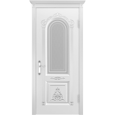 Ульяновская дверь Ода-1 белая эмаль ДО