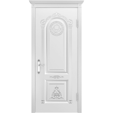 Ульяновская дверь Ода-3 белая эмаль ДГ