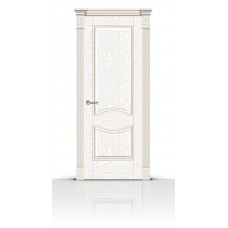 Дверь СитиДорс модель Онтарио цвет Ясень белый
