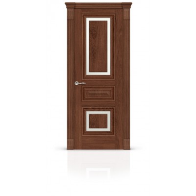 Межкомнатная Дверь СитиДорс модель Элеганс-3 цвет Дуб миндаль