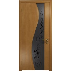 Дверь DioDoor Фрея-2 анегри черный триплекс Сабина матовый