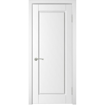 Межкомнатная дверь Скай-1 белая эмаль ДГ