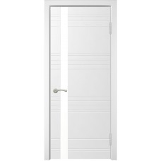 Межкомнатная дверь Скай-6 белая эмаль ДО белое