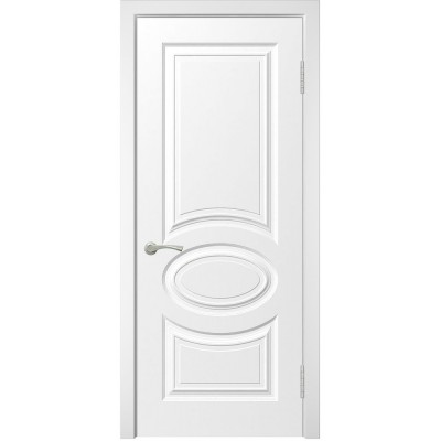 Межкомнатная дверь Виктория белая эмаль ДГ